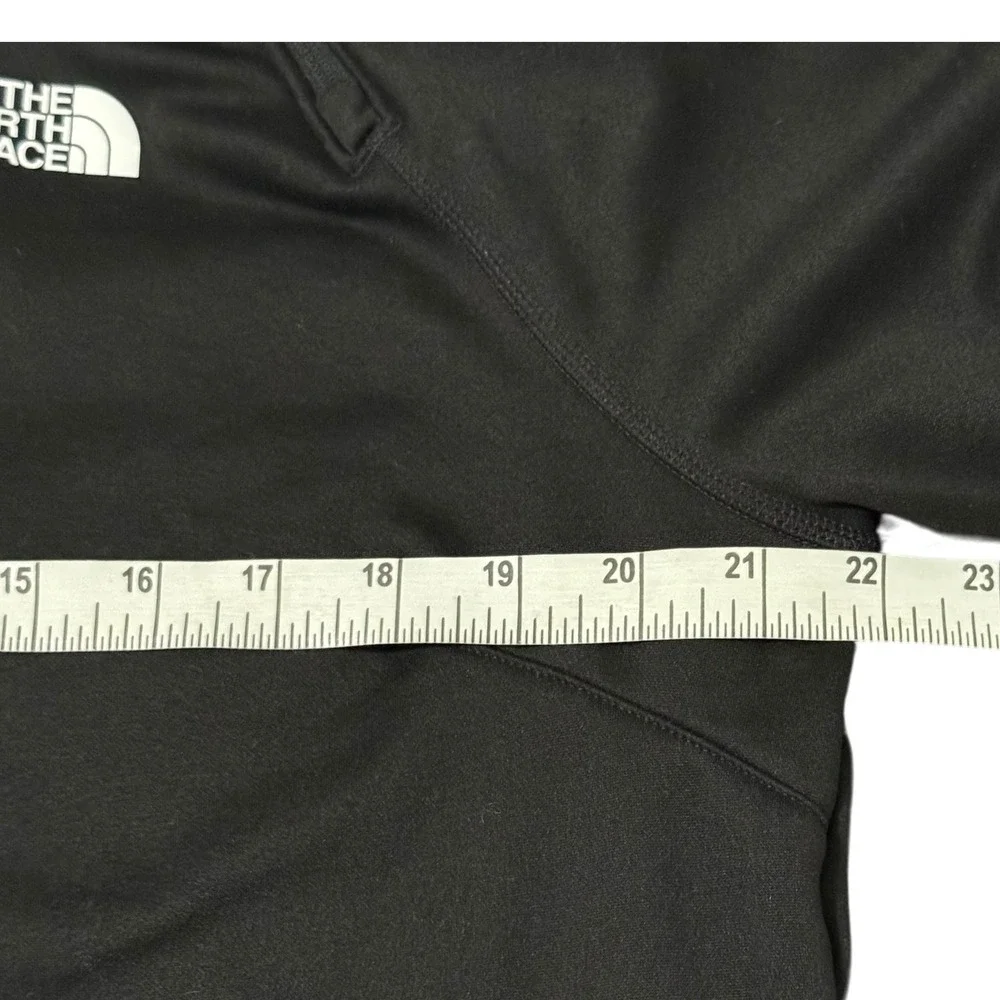The North Face Womens Pullover Black Half Zip Thumb Hole XL‎ Top